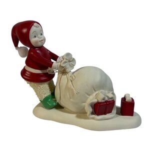 Snowbabies Department 56 Spilling Santas Presents 2021 Figurine 5" x 4.5"